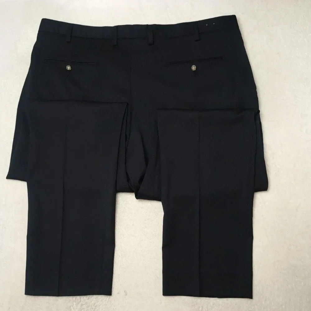 JCrew Pants Mens 38x32 Blue Ludlow Slim Dress Slacks Wool Stretch Suit Trousers